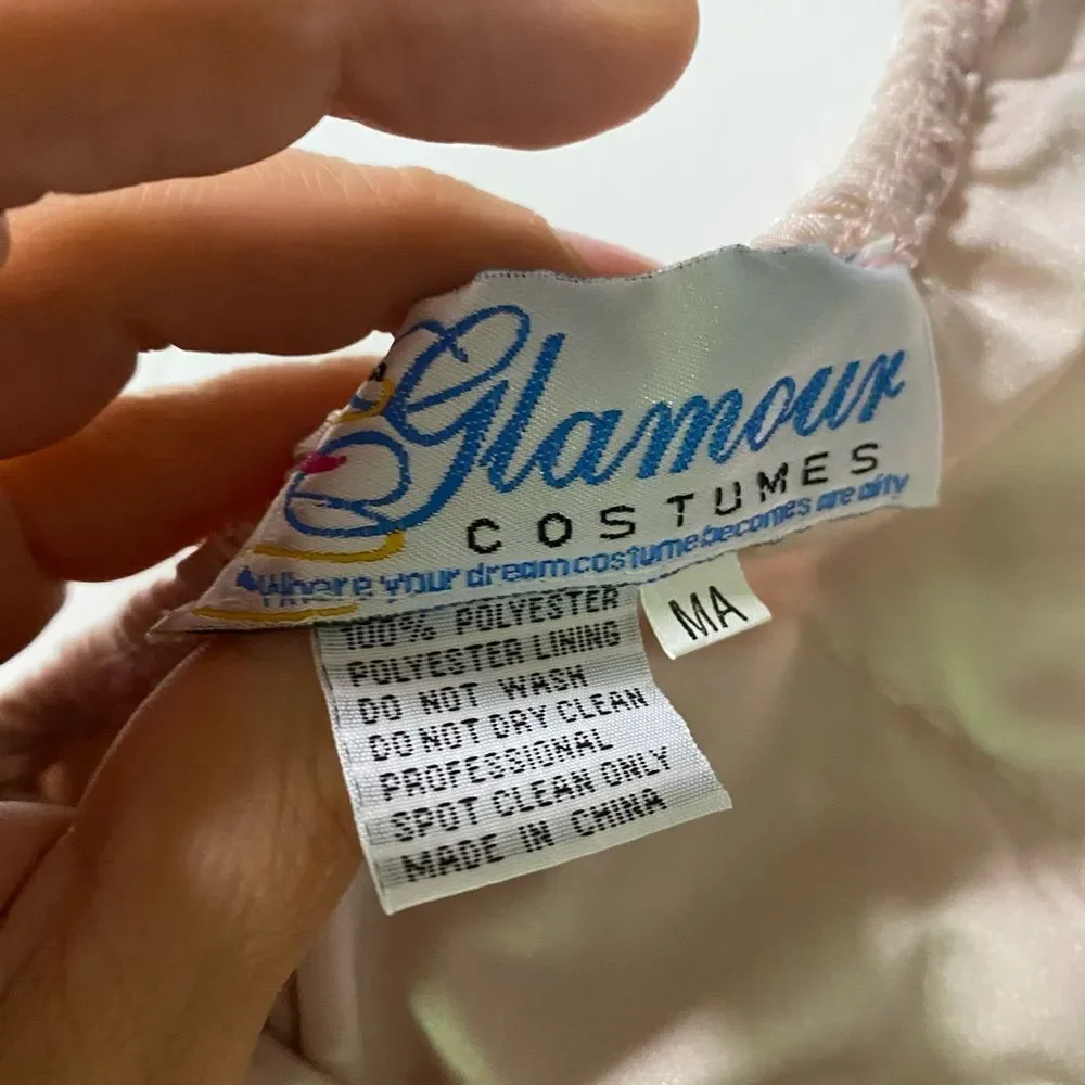 Glamour competition solo lyrical dance costume blush pink drape dress MA adult